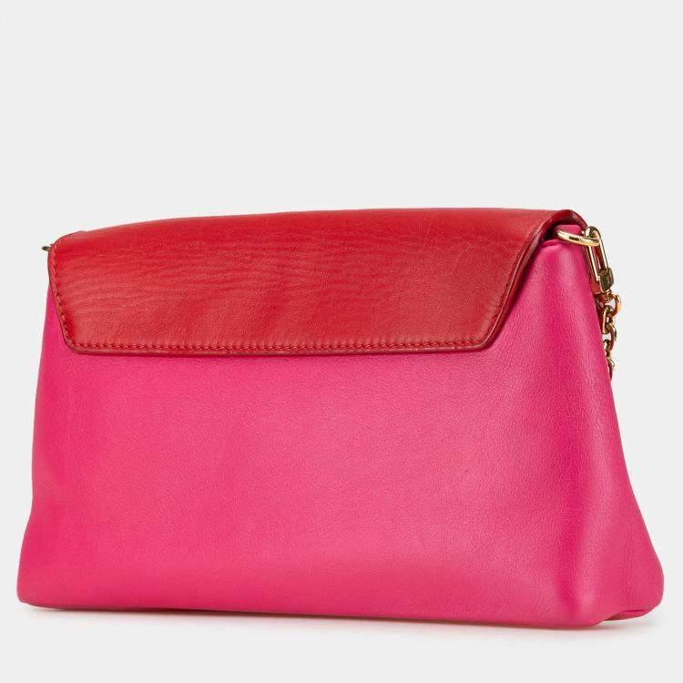 Pre Owned Louis Vuitton Purple Red Bicolor Love Note