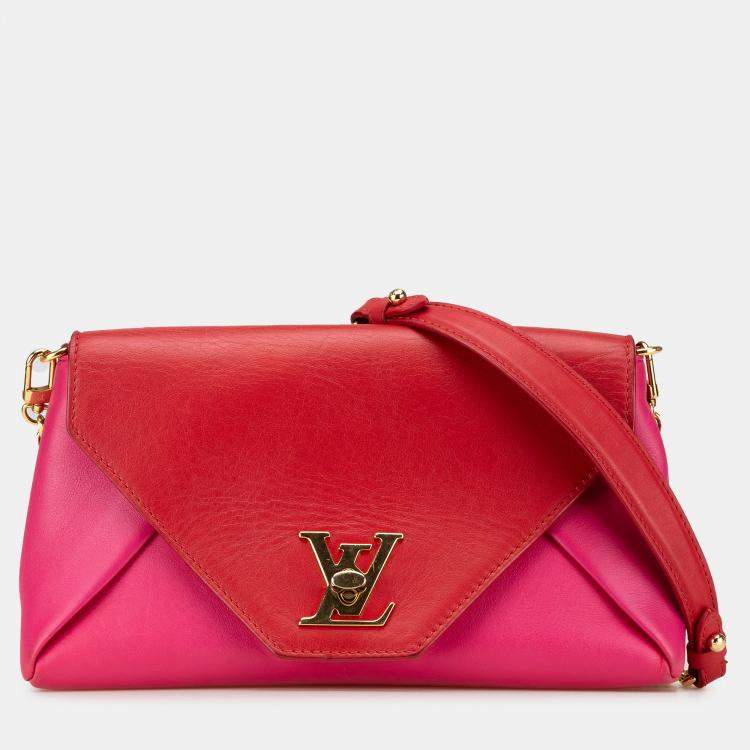 Pre Owned Louis Vuitton Purple Red Bicolor Love Note
