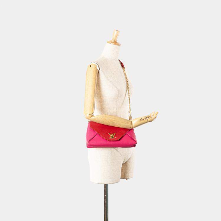 Pre Owned Louis Vuitton Purple Red Bicolor Love Note