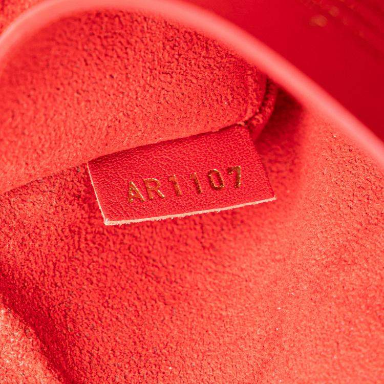 Pre Owned Louis Vuitton Purple Red Bicolor Love Note