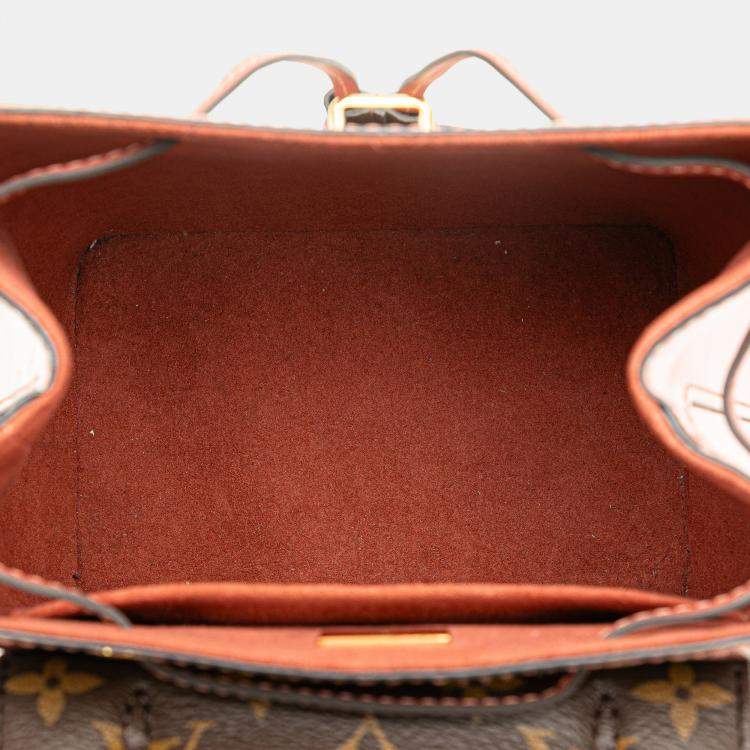 Pre Owned Louis Vuitton Brown Pink Monogram Vernis Hot Springs