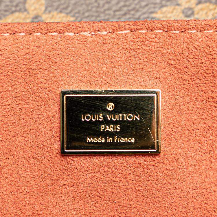 Pre Owned Louis Vuitton Brown Pink Monogram Vernis Hot Springs