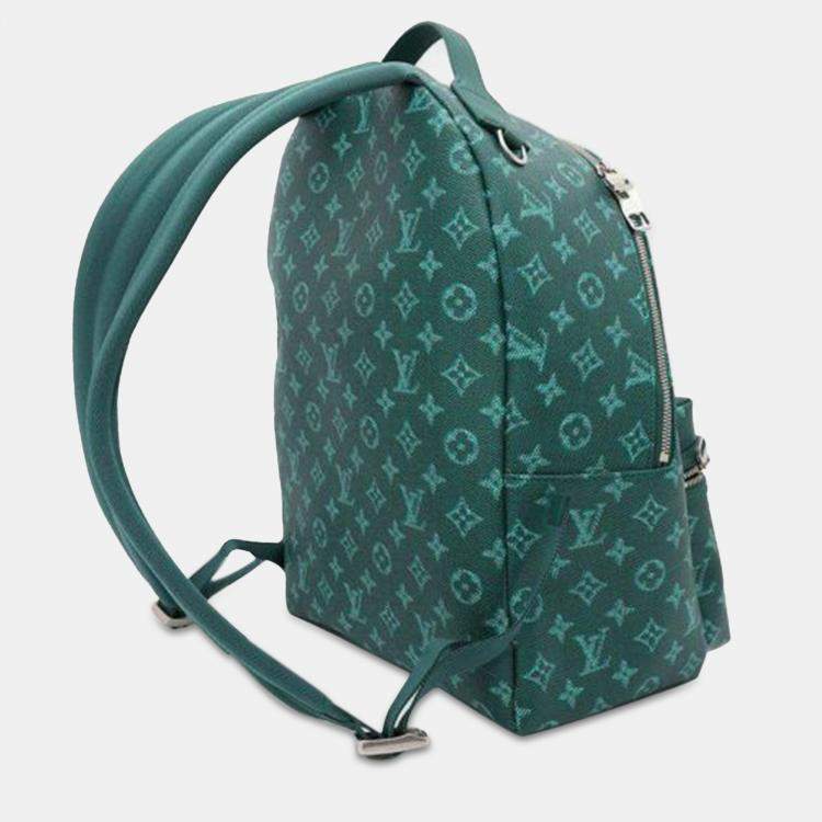 Pre Owned Louis Vuitton Green Monogram Heritage Discovery Backpack PM