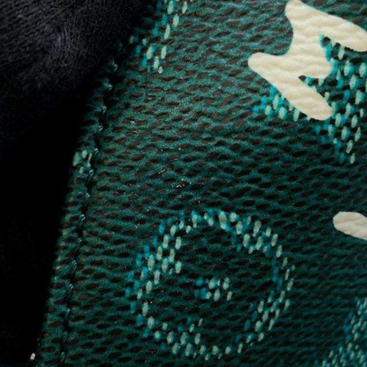 Pre Owned Louis Vuitton Green Monogram Heritage Discovery Backpack PM