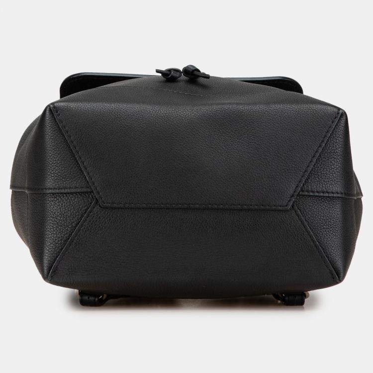 Pre Owned Louis Vuitton Black Taurillon Lockme Backpack