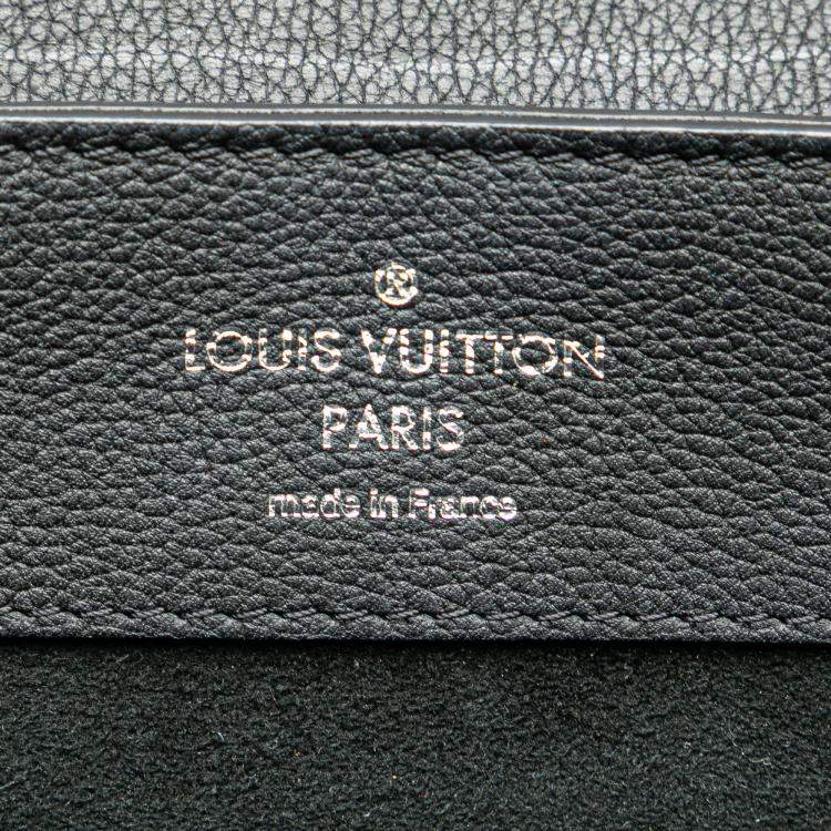 Pre Owned Louis Vuitton Black Taurillon Lockme Backpack