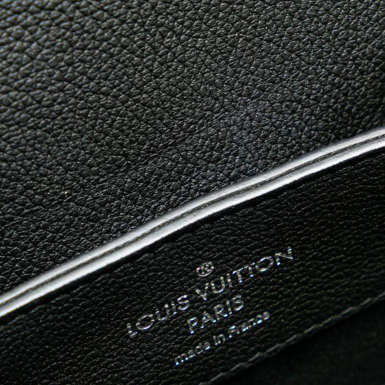 Pre Owned Louis Vuitton Black Taurillon Lockme Backpack