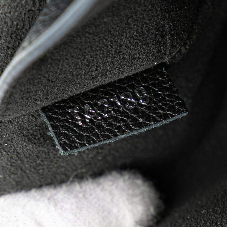 Pre Owned Louis Vuitton Black MyLockMe Chain Pochette