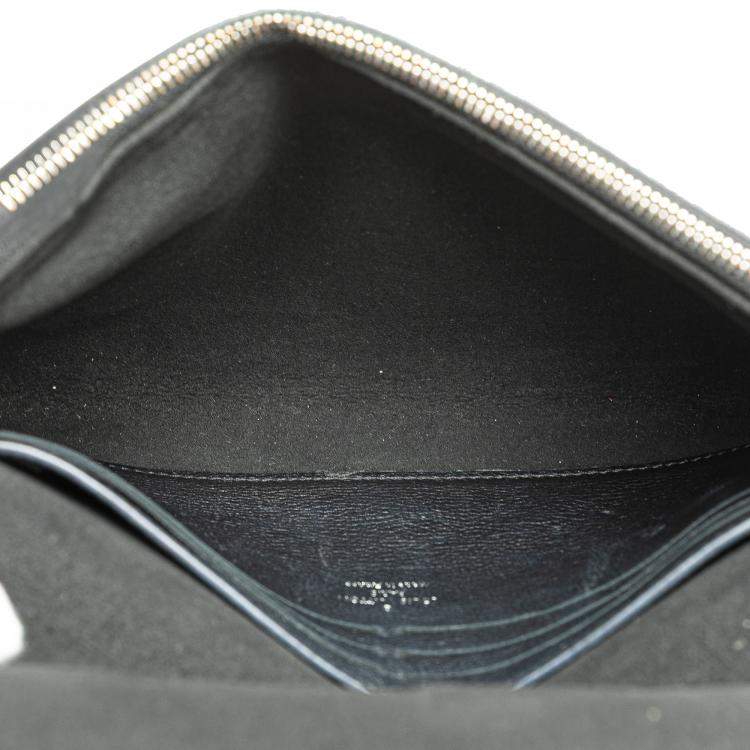 Pre Owned Louis Vuitton Black MyLockMe Chain Pochette