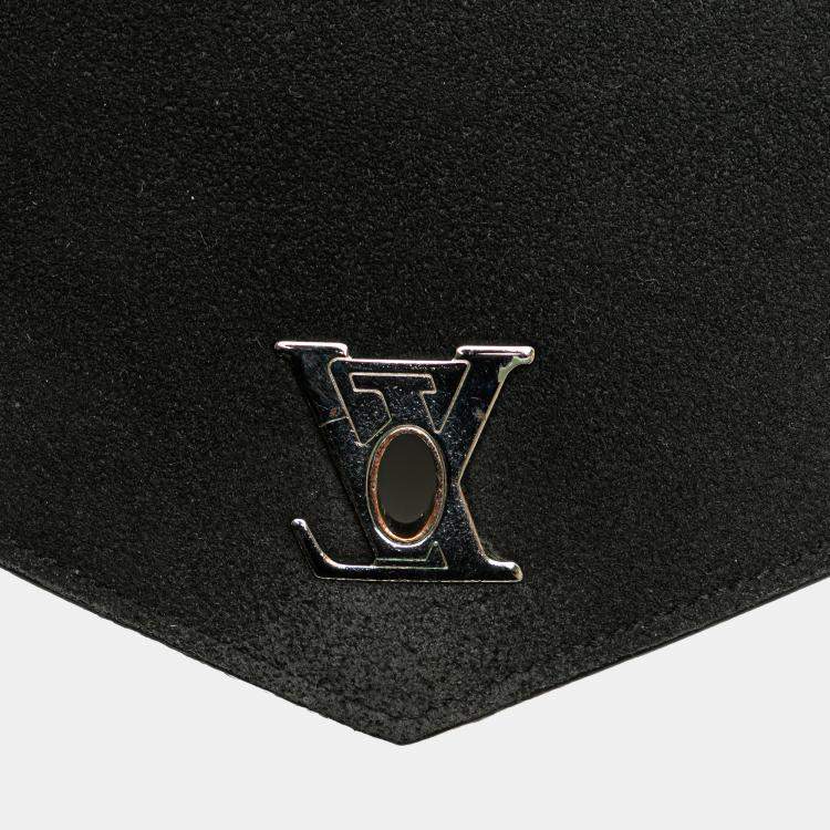 Pre Owned Louis Vuitton Black MyLockMe Chain Pochette