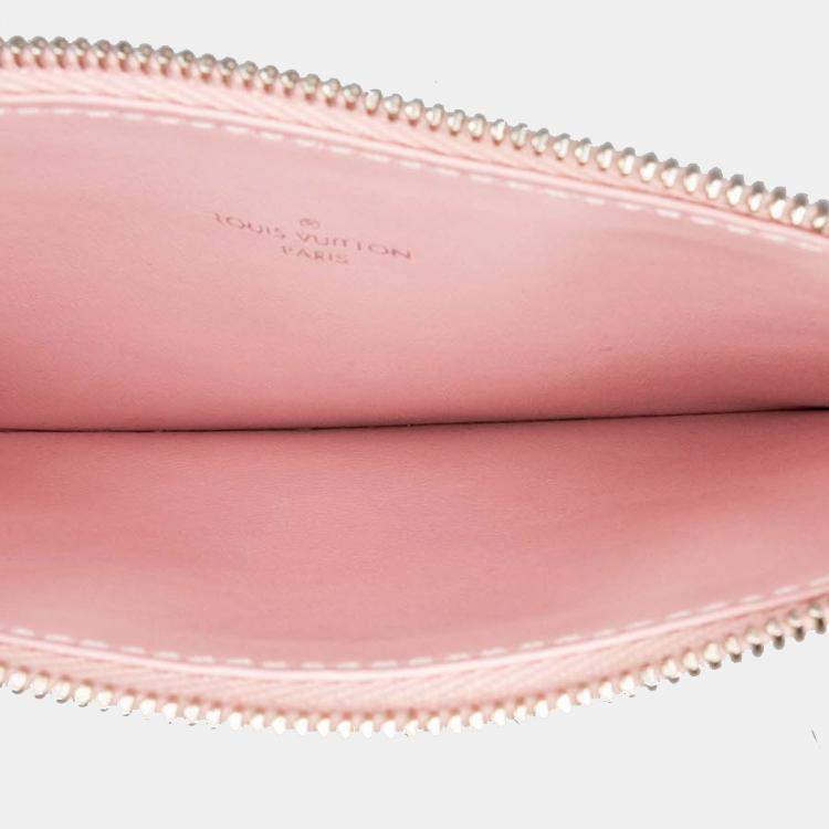 Pre Owned Louis Vuitton Pink Epi Pochette Felicie