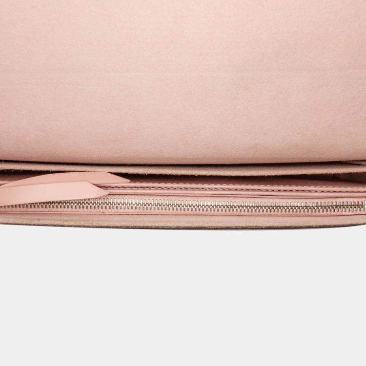 Pre Owned Louis Vuitton Pink Epi Pochette Felicie
