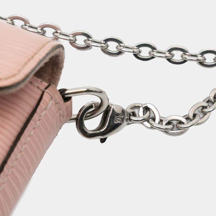 Pre Owned Louis Vuitton Pink Epi Pochette Felicie