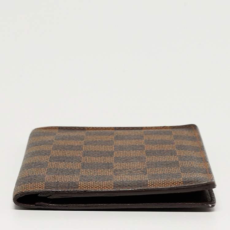 مملوكة مسبقًا Louis Vuitton Damier Ebene Canvas Bifold Long Wallet