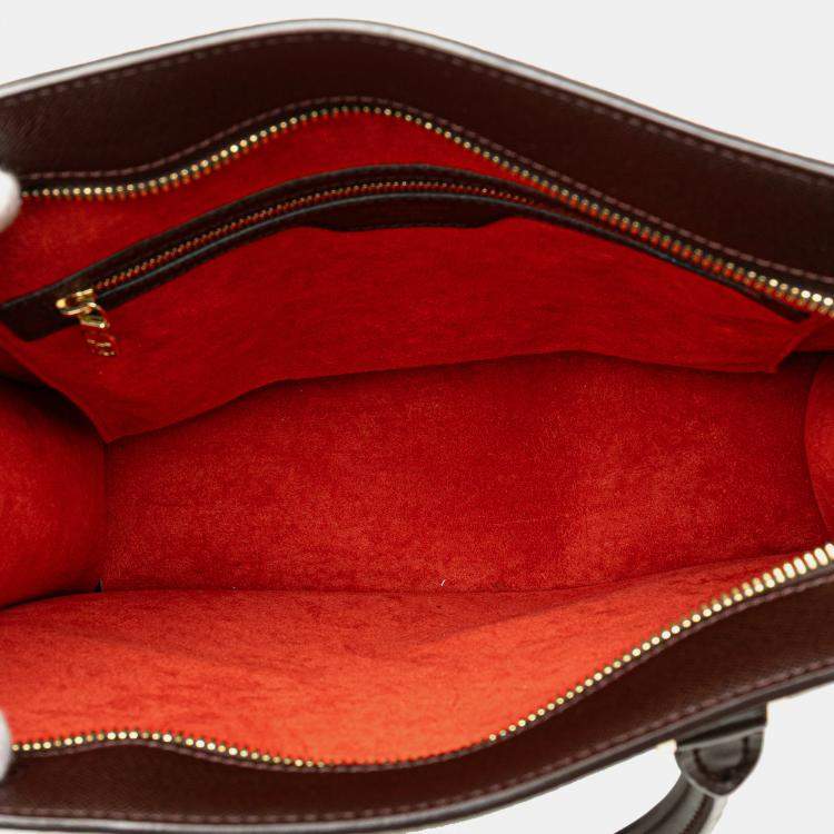 مملوكة مسبقًا Louis Vuitton Brown Damier Ebene Venice Sac Plat