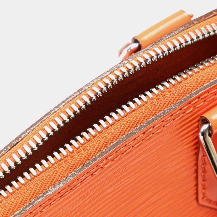 Pre Owned Louis Vuitton Orange Epi Alma BB