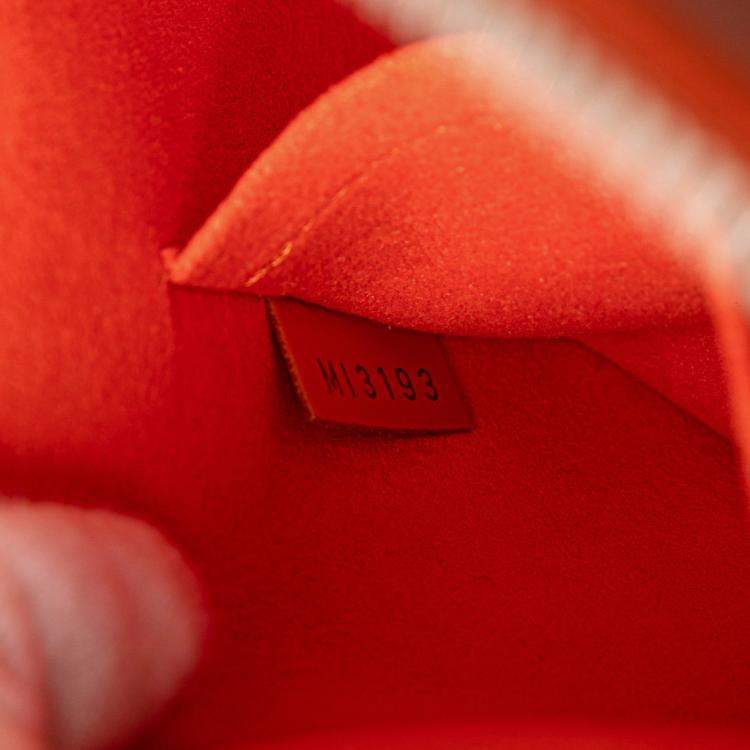 Pre Owned Louis Vuitton Orange Epi Alma BB