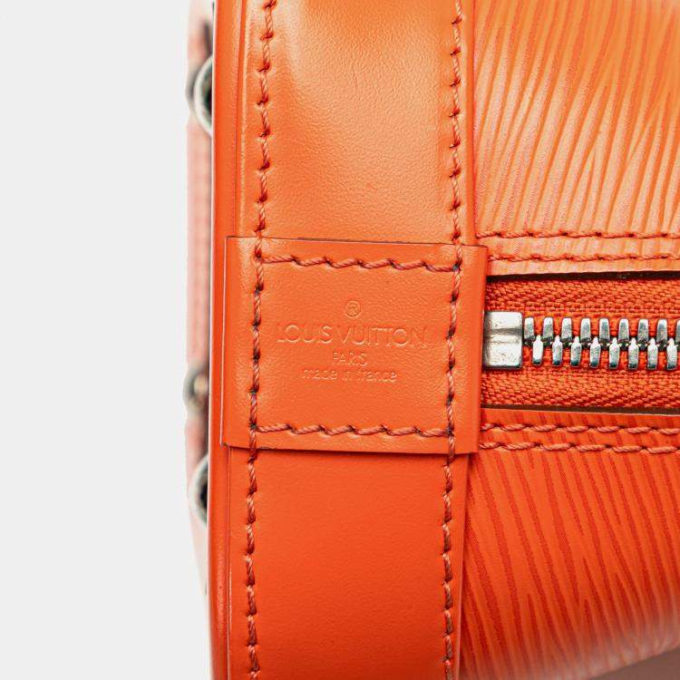 Pre Owned Louis Vuitton Orange Epi Alma BB