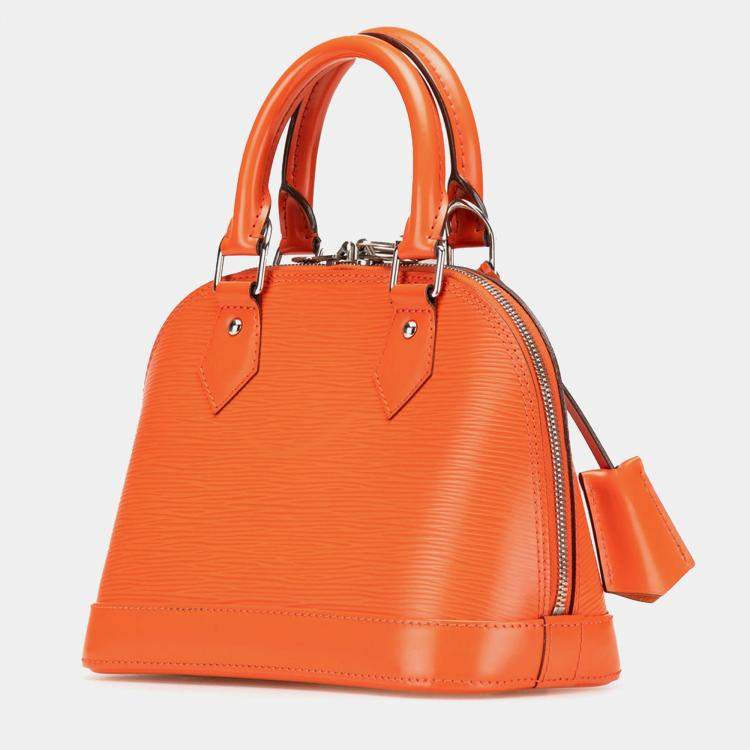 Pre Owned Louis Vuitton Orange Epi Alma BB