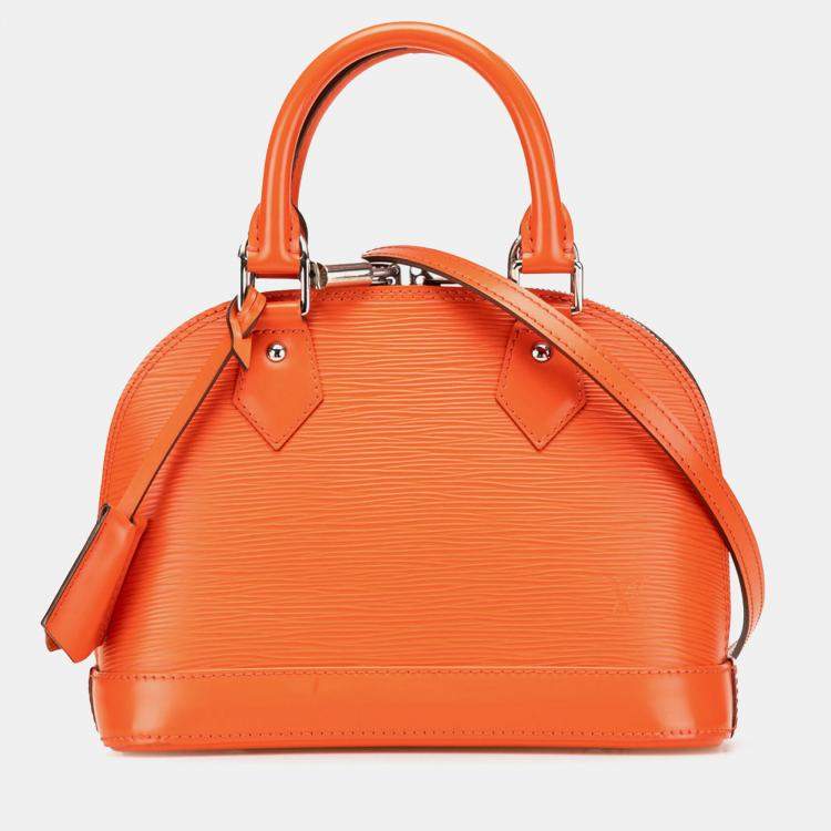 Pre Owned Louis Vuitton Orange Epi Alma BB