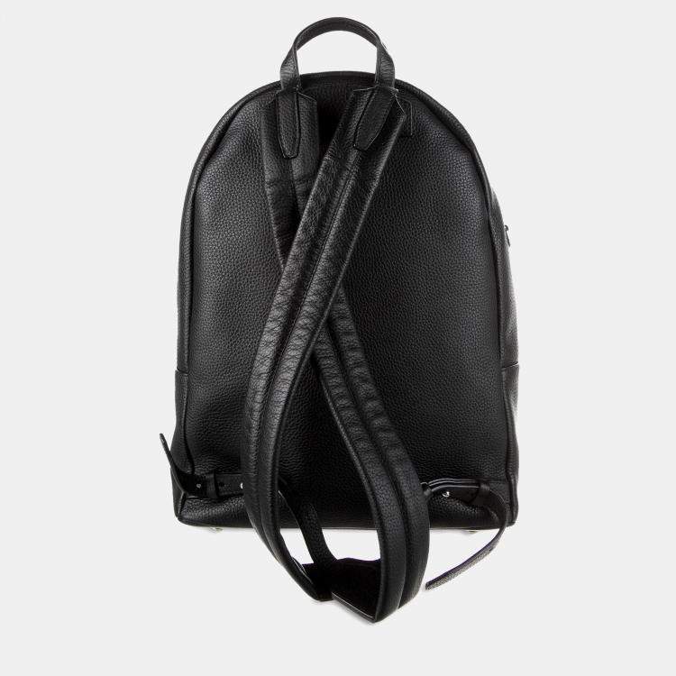 Pre Owned Louis Vuitton Black Blue Taurillon Armand LV Circle 