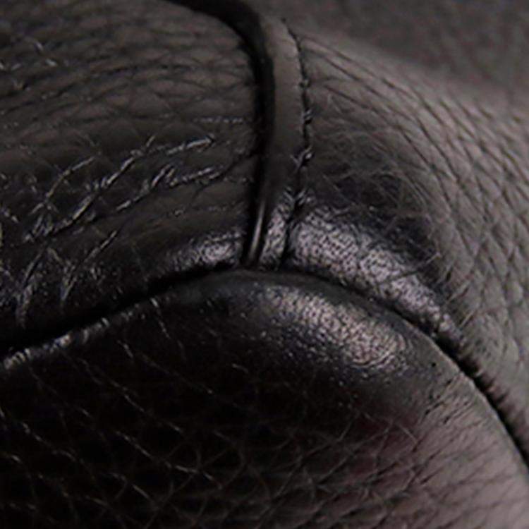 Pre Owned Louis Vuitton Black Blue Taurillon Armand LV Circle 