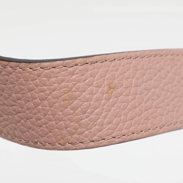 Pre Owned Louis Vuitton Jersey Magnolia Damier Ebene Canvas and Taurillon Leather Bag