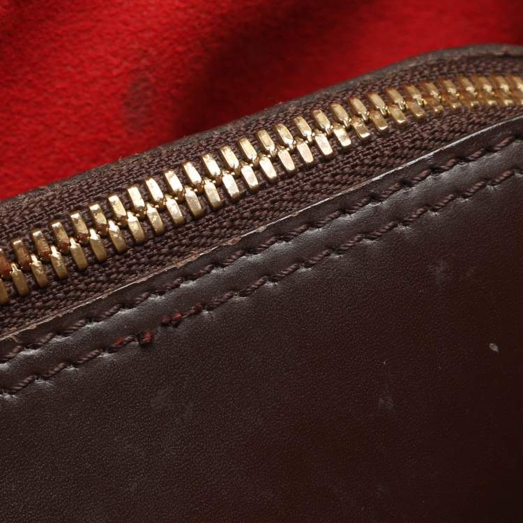 Pre Owned Louis Vuitton Sistina GM Damier Ebene Canvas Bag