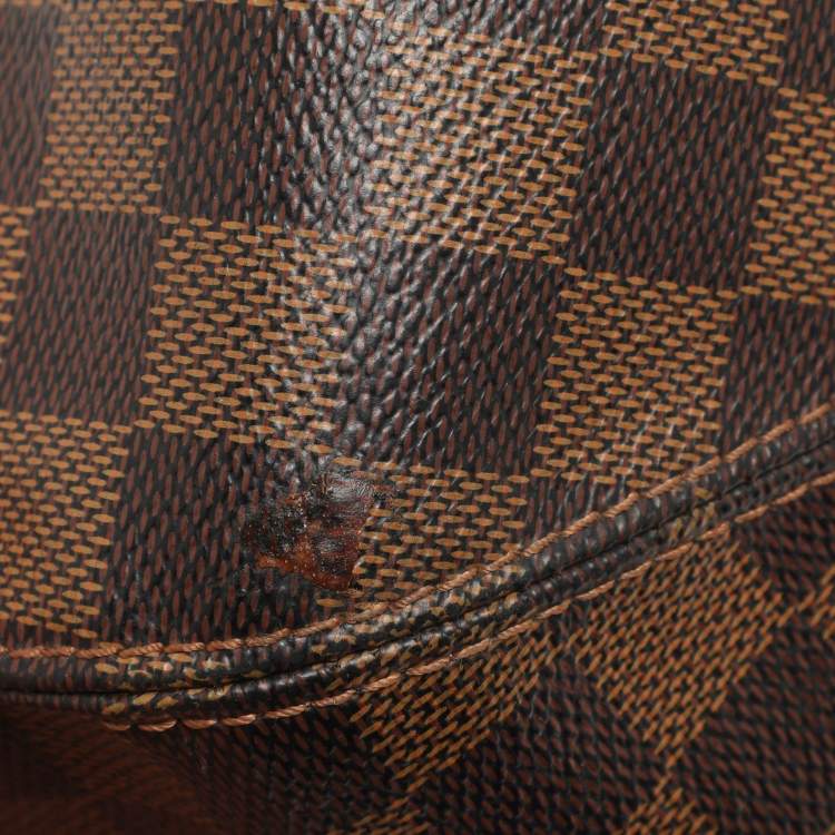 Pre Owned Louis Vuitton Sistina GM Damier Ebene Canvas Bag