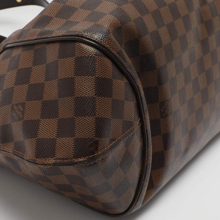 Pre Owned Louis Vuitton Sistina GM Damier Ebene Canvas Bag