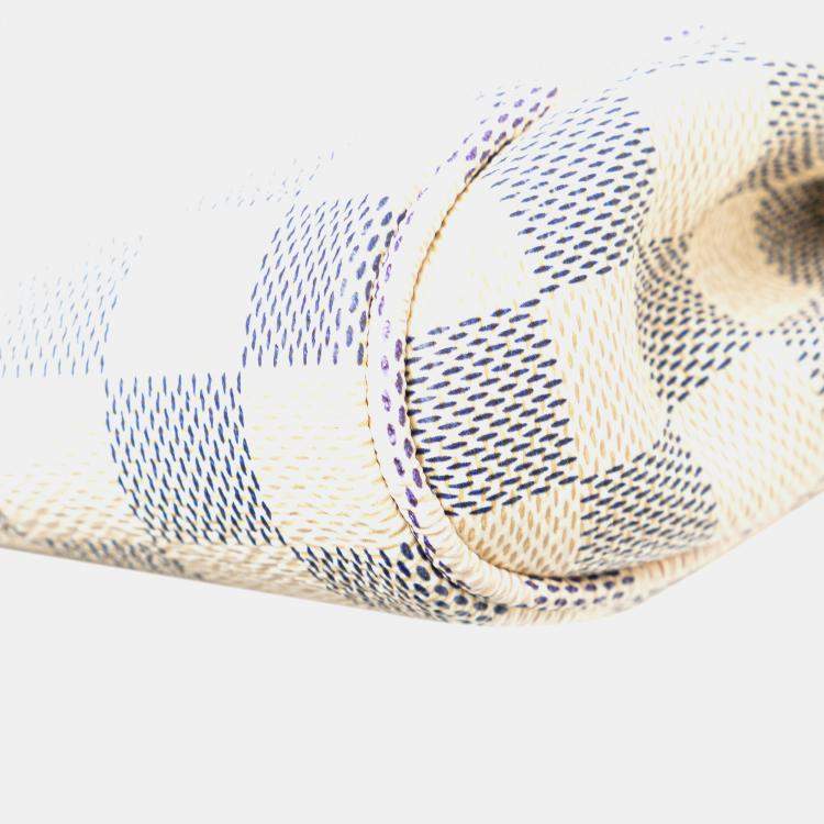 Pre Owned Louis Vuitton White Damier Azur Favorite MM