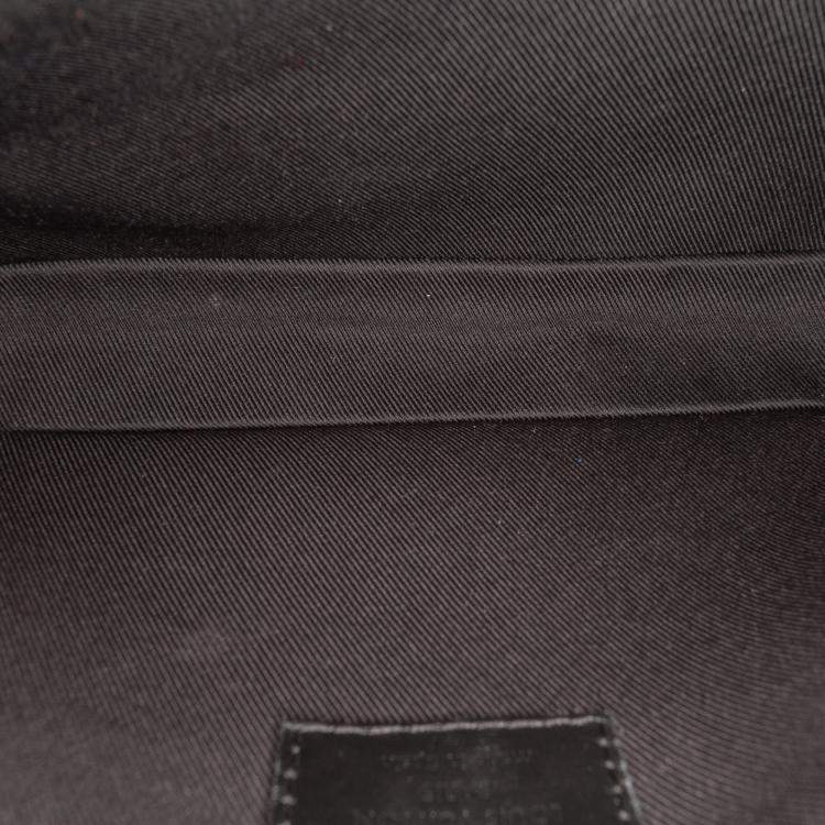 Pre Owned Louis Vuitton Brown Monogram S Lock Sling