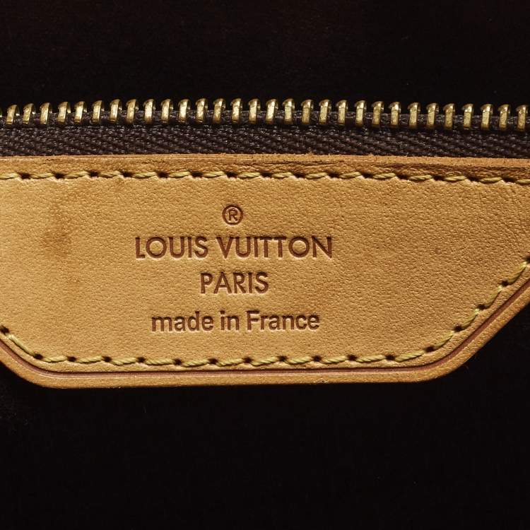 Pre Owned Louis Vuitton Brea GM Amarante Monogram Vernis Bag