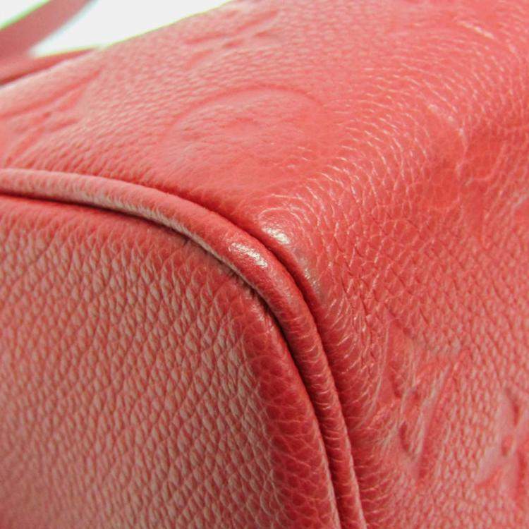 مملوكة مسبقًا Louis Vuitton Empreinte Speedy Bandlier 25NM Shoulder Bag Cerise Red Color