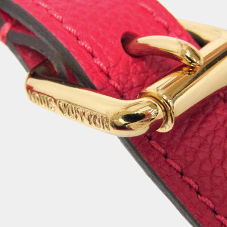مملوكة مسبقًا Louis Vuitton Empreinte Speedy Bandlier 25NM Shoulder Bag Cerise Red Color