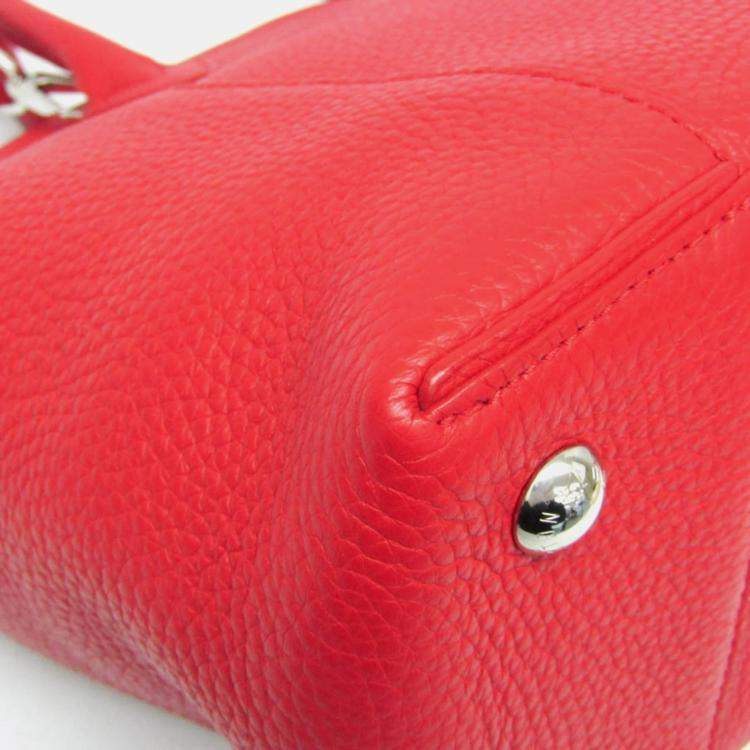 Pre Owned Louis Vuitton Parnassea Rockit PM Shoulder Bag Red Color