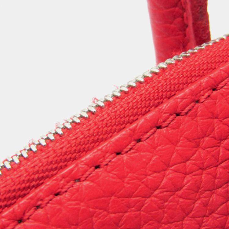 Pre Owned Louis Vuitton Parnassea Rockit PM Shoulder Bag Red Color