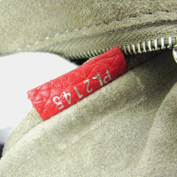 Pre Owned Louis Vuitton Parnassea Rockit PM Shoulder Bag Red Color