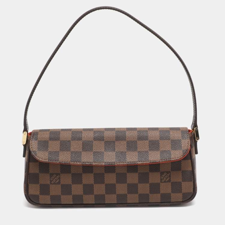 مملوكة مسبقًا Louis Vuitton Recoleta Damier Ebene Canvas Bag