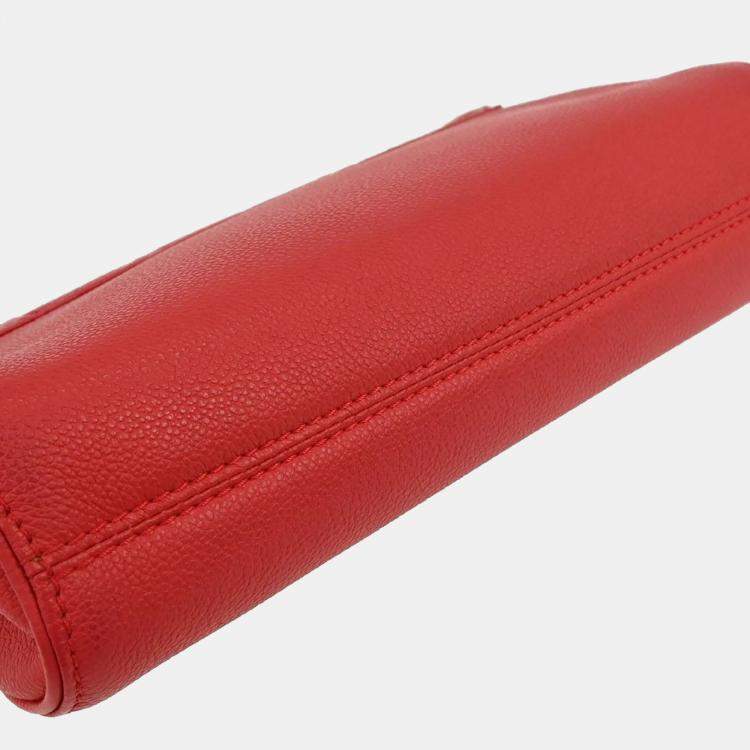 Pre Owned Louis Vuitton Saint Germain PM Pink Monogram Empreinte Leather Crossbody Bag