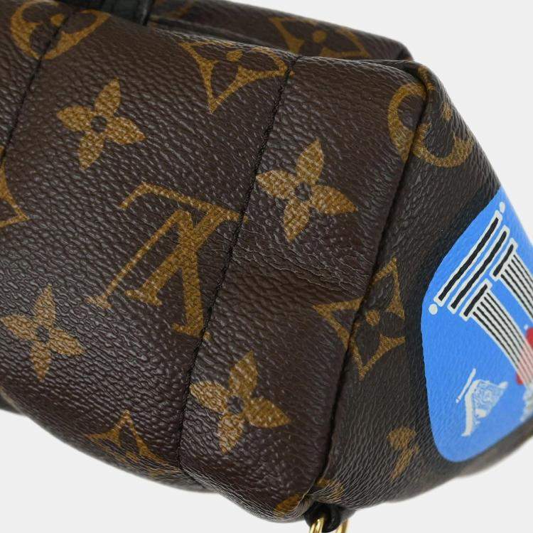 Pre Owned Louis Vuitton World Tour Palm Springs Mini Backpack