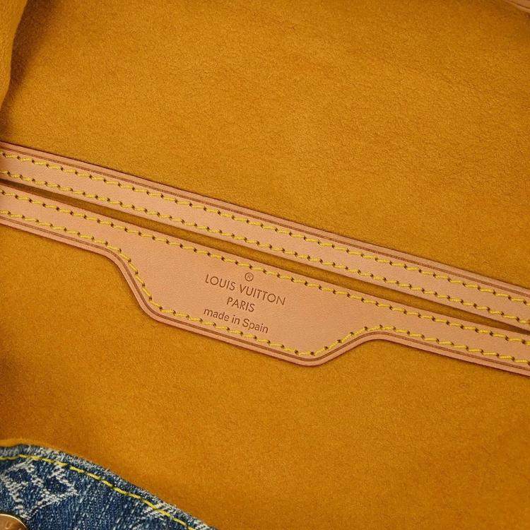 Pre Owned Louis Vuitton Blue Monogram Denim Sac a Dos GM Backpack