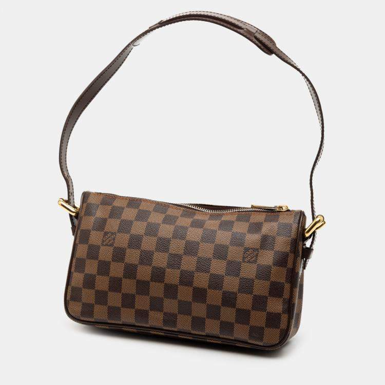 Pre Owned Louis Vuitton Brown Damier Ebene Ravello GM