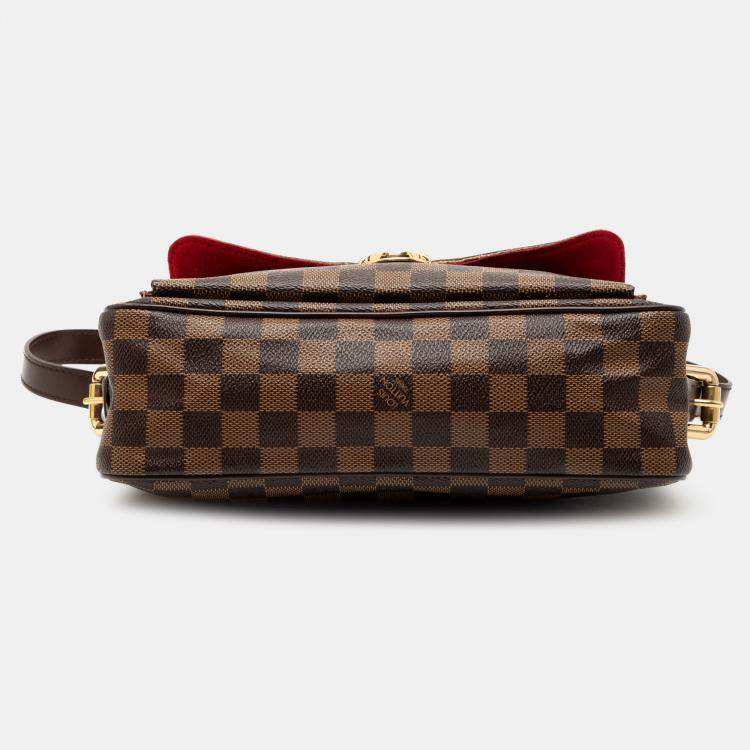 Pre Owned Louis Vuitton Brown Damier Ebene Ravello GM
