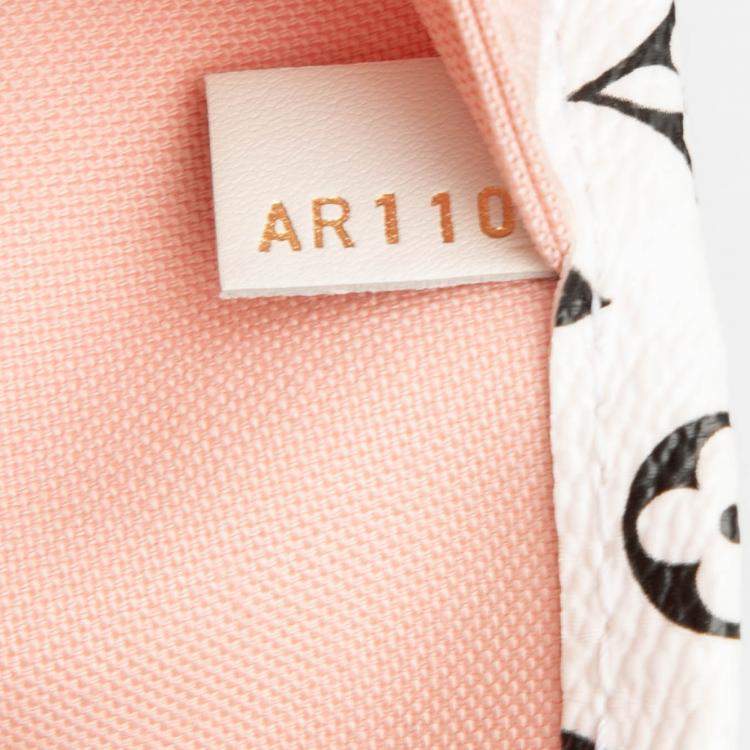 Pre Owned Louis Vuitton Red Monogram Giant Neverfull MM