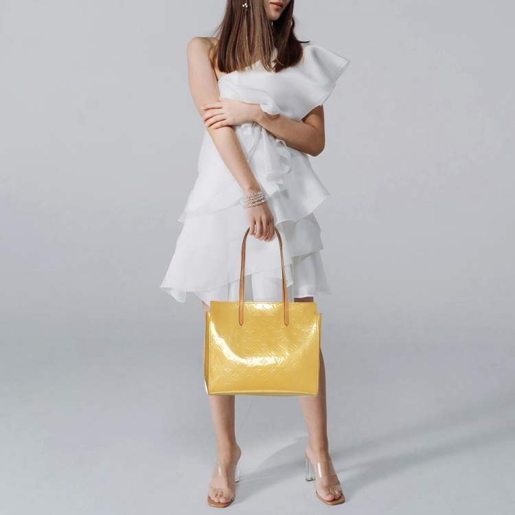 Pre Owned Louis Vuitton Catalina Vert Impression Vernis Bag