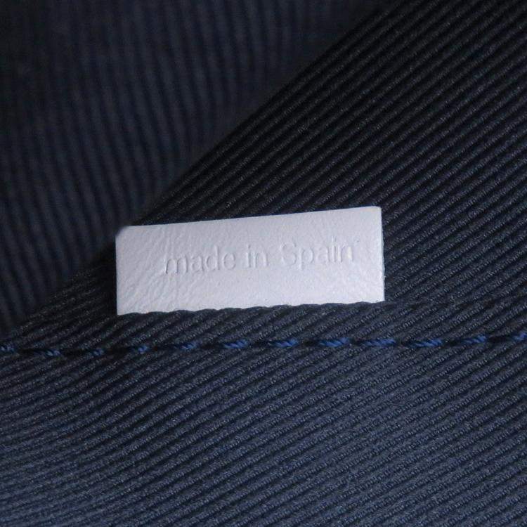 Pre Owned Louis Vuitton Lvxyk Maxi Bumbag Yayoi Kusama White/Blue Monogram Taurillon Leather