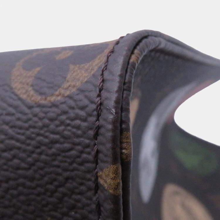 Pre Owned Louis Vuitton Onthego Fornasetti Multicolor Monogram / Cameo Size Mm