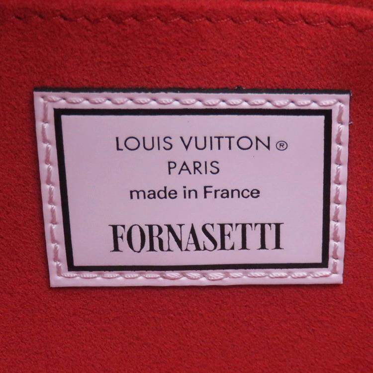 Pre Owned Louis Vuitton Onthego Fornasetti Multicolor Monogram / Cameo Size Mm