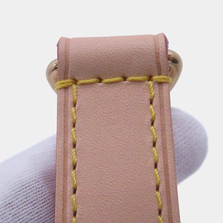 Pre Owned Louis Vuitton Lv Tm Speedy Bandouliere White Monogram Multicolor Size 25